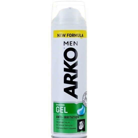 arko men гель для бритья anti-irritation против раздражения 200 мл