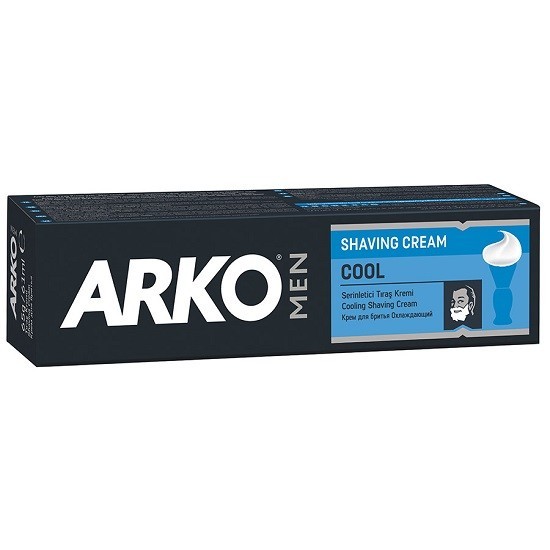 arko men крем для бритья cool охлаждающий 65г